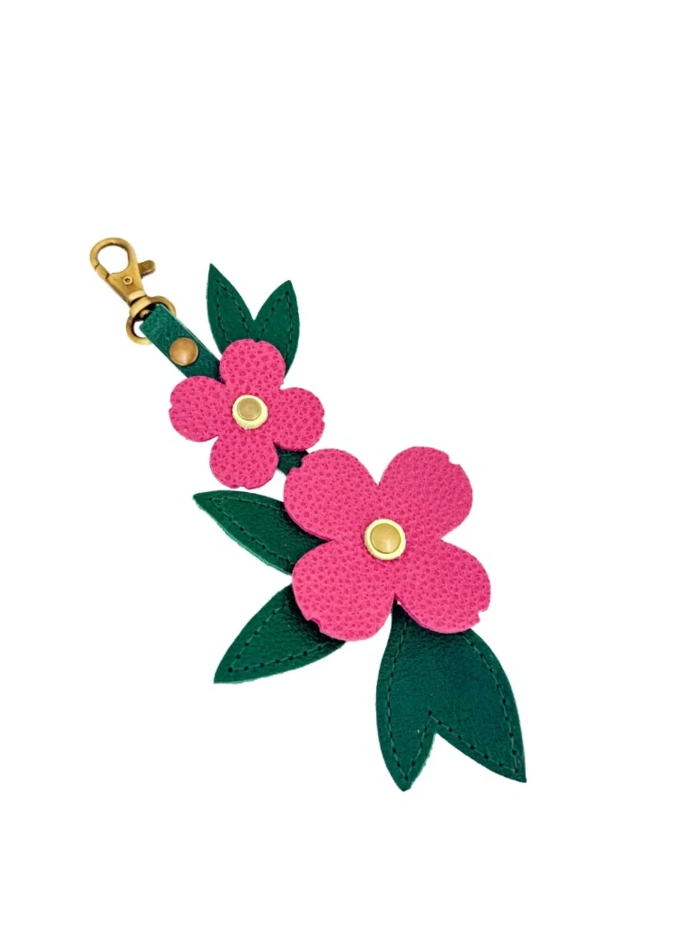 Charlotte, NC Dogwood Flower Flair in Wild Rose Portland Leather Goods